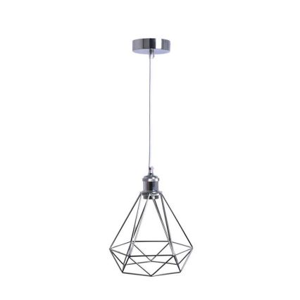 Luster na sajli 1xE27/60W/230V pr. 22 cm sjajni krom