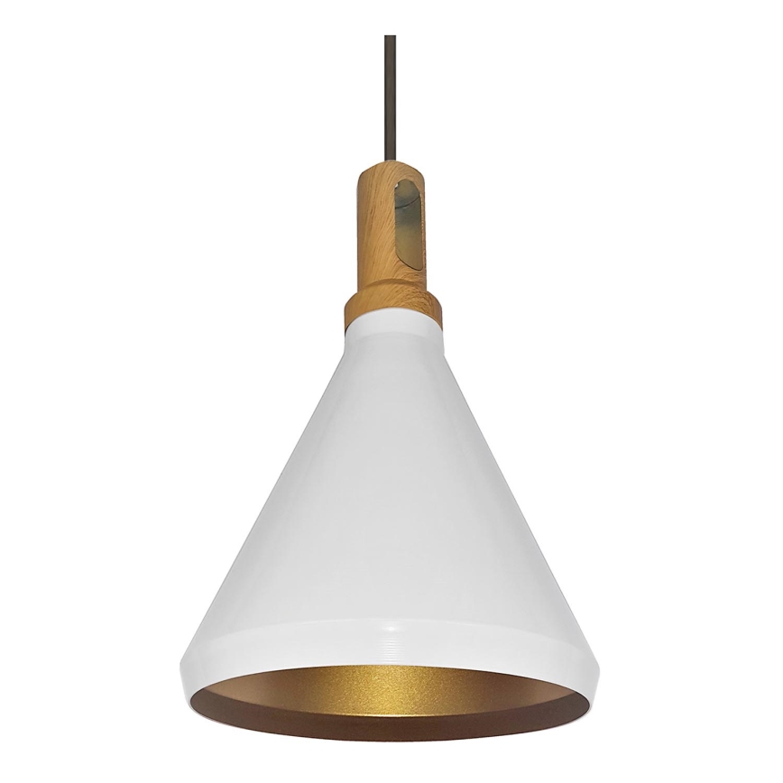 Luster na sajli 1xE27/60W/230V pr. 23 cm bijela
