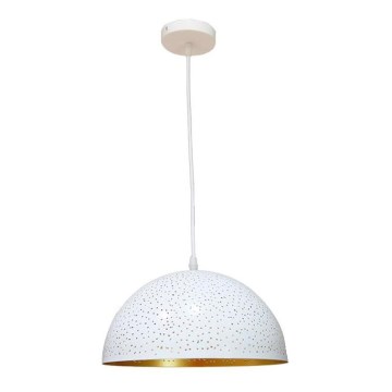 Luster na sajli 1xE27/60W/230V pr. 30 cm bijela