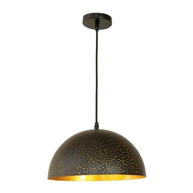 Luster na sajli 1xE27/60W/230V pr. 30 cm crna