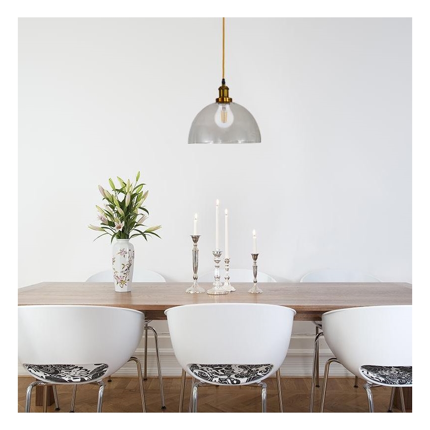 Luster na sajli 1xE27/60W/230V pr. 30 cm