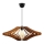 Luster na sajli 1xE27/60W/230V smeđa pr. 47 cm