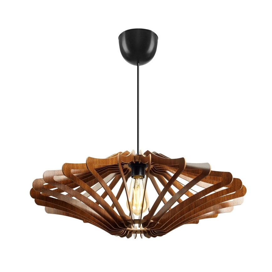 Luster na sajli 1xE27/60W/230V smeđa pr. 59 cm