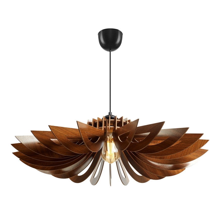 Luster na sajli 1xE27/60W/230V smeđa pr. 68 cm