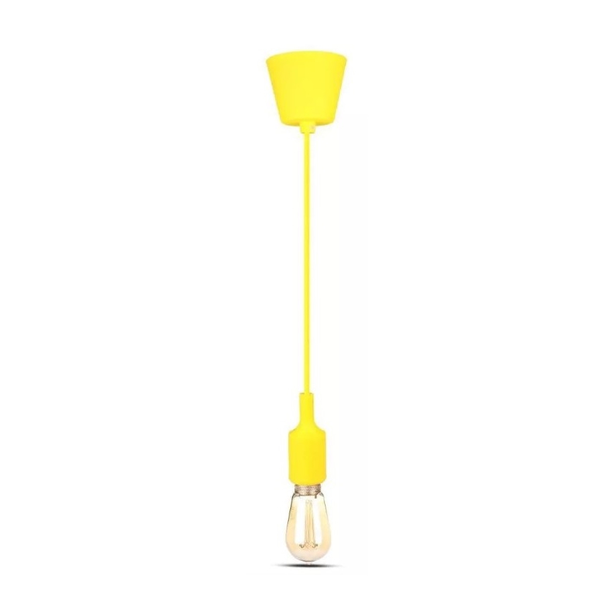 Luster na sajli 1xE27/60W/230V žuta