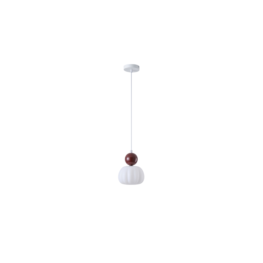 Luster na sajli 1xG9/7W/230V bijela/smeđa