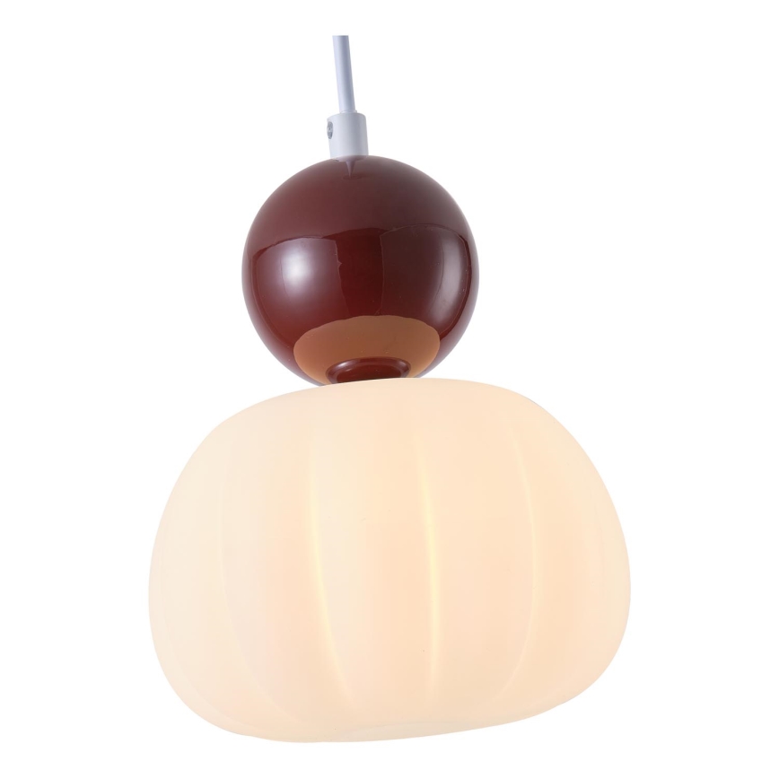 Luster na sajli 1xG9/7W/230V bijela/smeđa