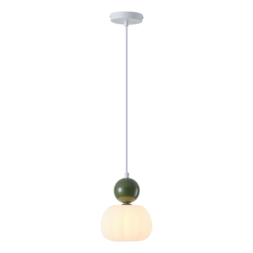 Luster na sajli 1xG9/7W/230V bijela/zelena
