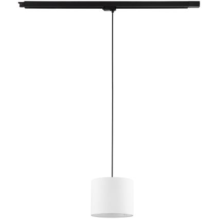 Luster na sajli za 3-fazni tračni sustav TRACER 1xE27/15W/230V pr. 20 cm crna/bijela