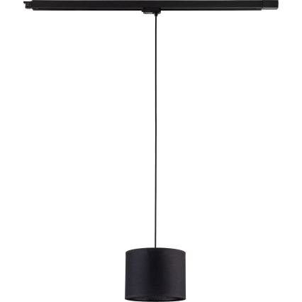 Luster na sajli za 3-fazni tračni sustav TRACER 1xE27/15W/230V pr. 20 cm crna