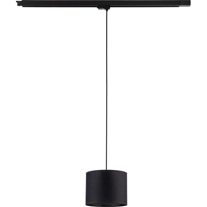 Luster na sajli za 3-fazni tračni sustav TRACER 1xE27/15W/230V pr. 20 cm crna