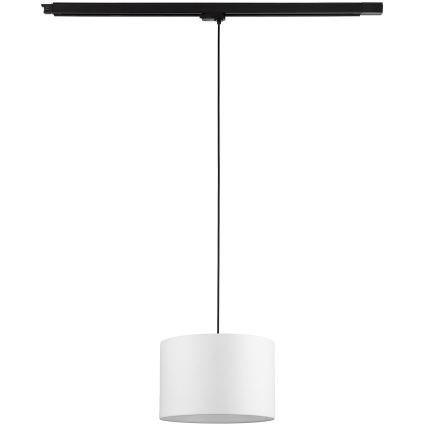 Luster na sajli za 3-fazni tračni sustav TRACER 1xE27/15W/230V pr. 30 cm crna/bijela