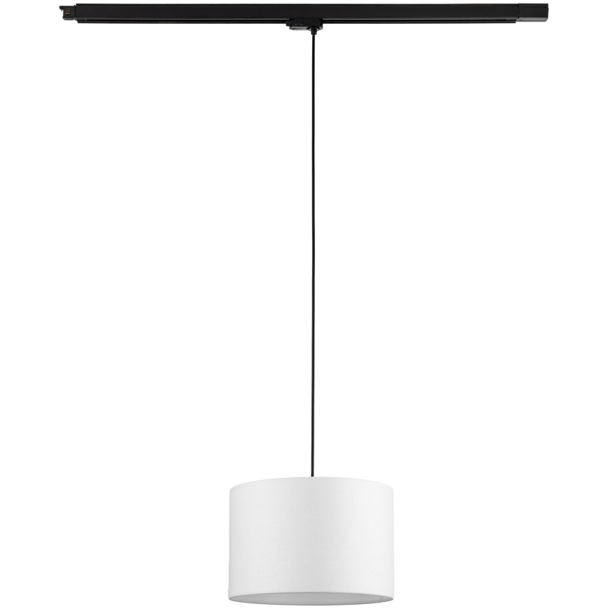 Luster na sajli za 3-fazni tračni sustav TRACER 1xE27/15W/230V pr. 30 cm crna/bijela