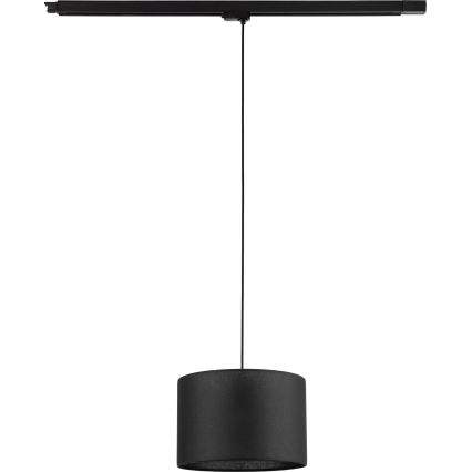 Luster na sajli za 3-fazni tračni sustav TRACER 1xE27/15W/230V pr. 30 cm crna