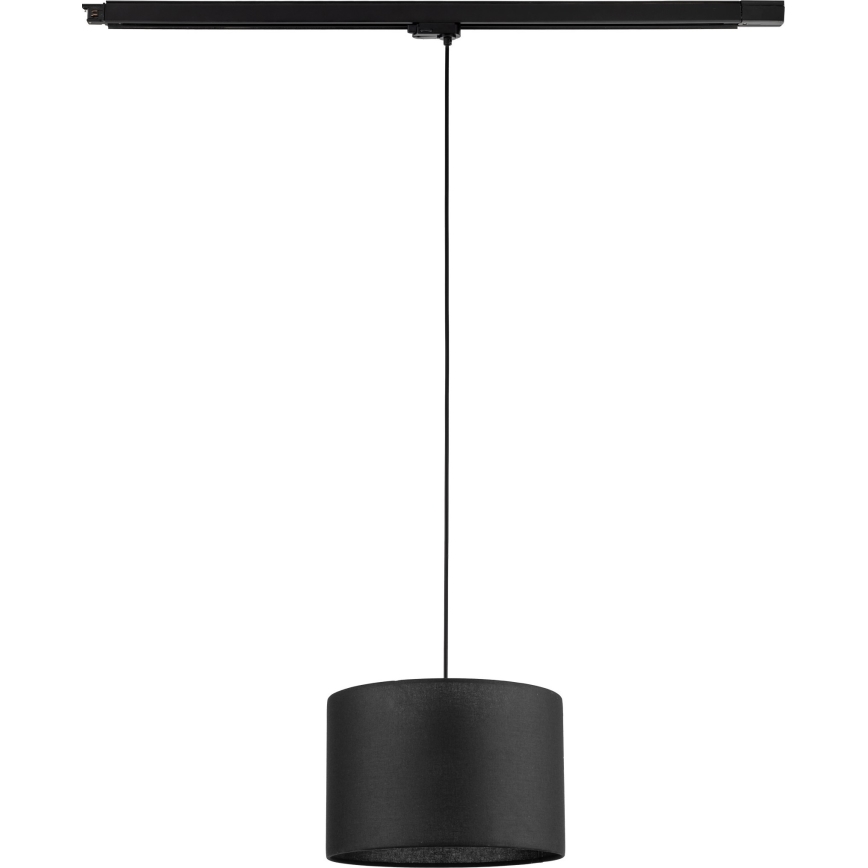 Luster na sajli za 3-fazni tračni sustav TRACER 1xE27/15W/230V pr. 30 cm crna
