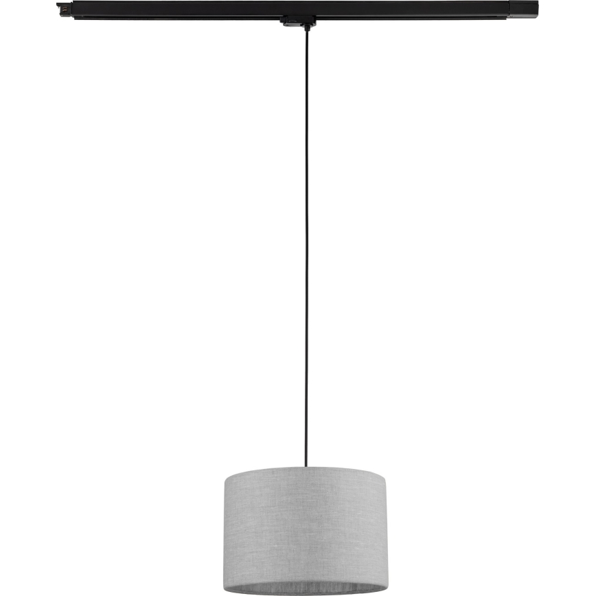 Luster na sajli za 3-fazni tračni sustav TRACER 1xE27/15W/230V pr. 30 cm crna/siva