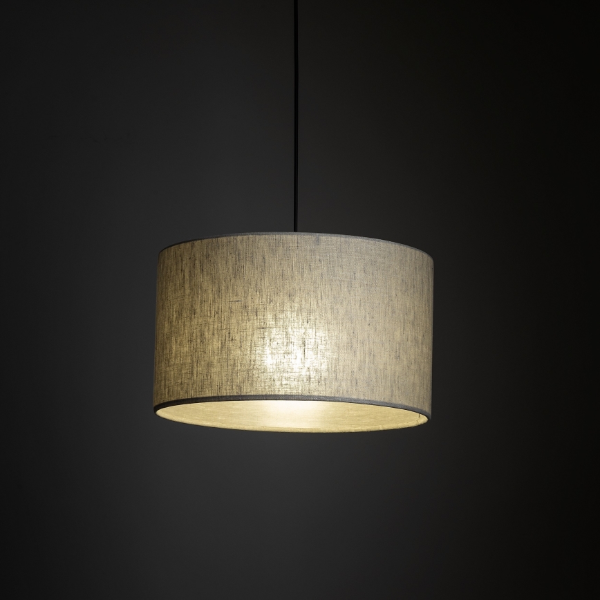 Luster na sajli za 3-fazni tračni sustav TRACER 1xE27/15W/230V pr. 38 cm crna/siva