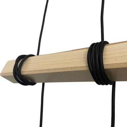 Luster na sajli 4xE27/60W/230V bakar