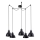 Luster na sajli 5xE27/60W/230V pauk