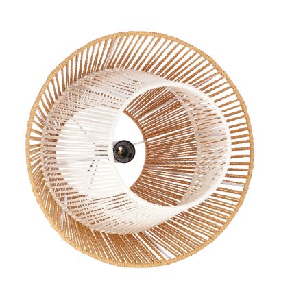 Luster na sajli AFRICA 1xE27/40W/230V Ø 40 cm smeđa/krem