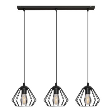 Luster na sajli AGAT 3xE27/15W/230V