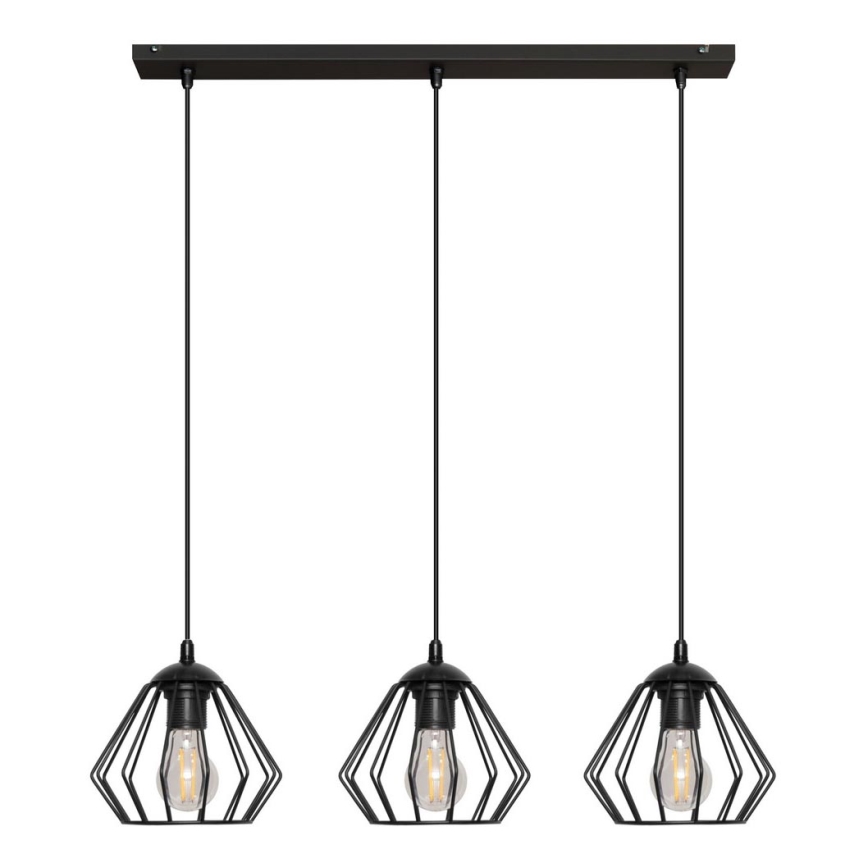 Luster na sajli AGAT 3xE27/15W/230V