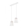 Luster na sajli AGUSTINO 2xE27/60W/230V bijela