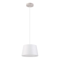 Luster na sajli AIDA 1xE27/60W/230V Ø 25 cm hrast/bijela