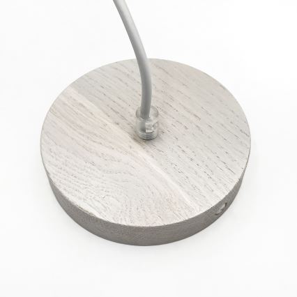 Luster na sajli AIDA 1xE27/60W/230V Ø 25 cm hrast/bijela