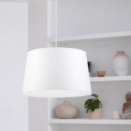 Luster na sajli AIDA 1xE27/60W/230V Ø 35 cm hrast/bijela