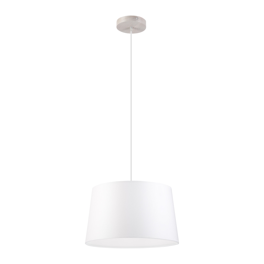 Luster na sajli AIDA 1xE27/60W/230V Ø 35 cm hrast/bijela