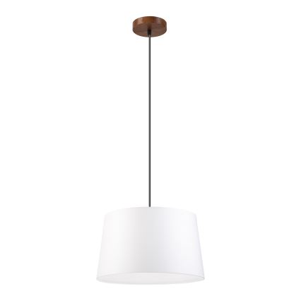 Luster na sajli AIDA 1xE27/60W/230V Ø 35 cm hrast/orah/bijela