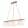 Luster na sajli AIDA 3xE27/60W/230V hrast