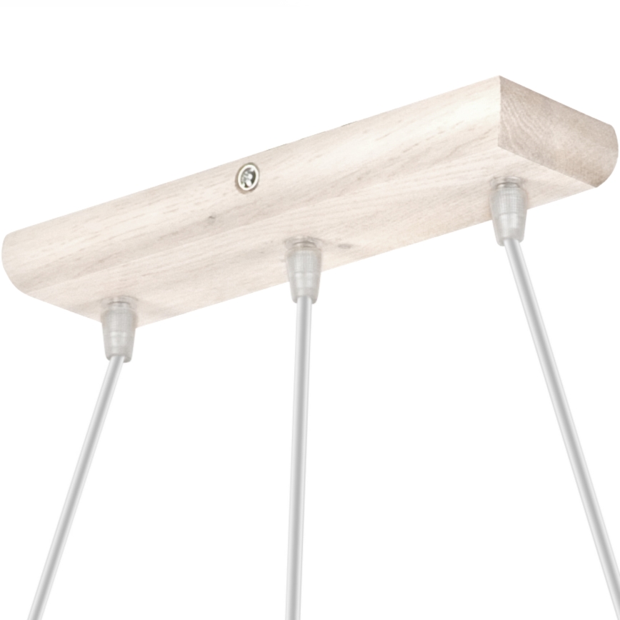 Luster na sajli AIDA 3xE27/60W/230V hrast