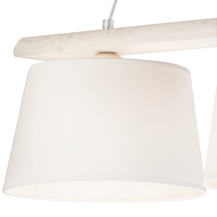 Luster na sajli AIDA 3xE27/60W/230V hrast