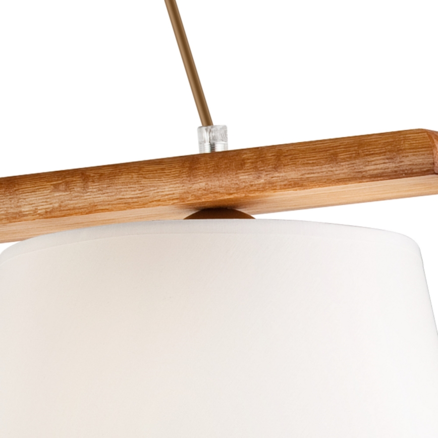Luster na sajli AIDA 3xE27/60W/230V hrast