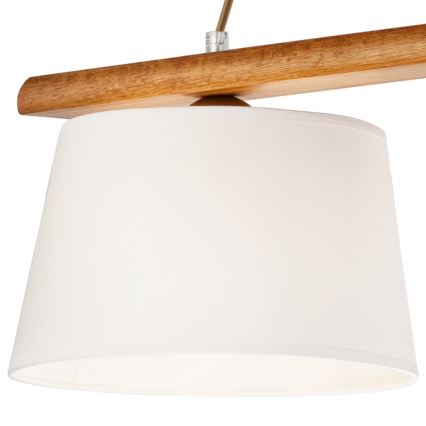 Luster na sajli AIDA 3xE27/60W/230V hrast