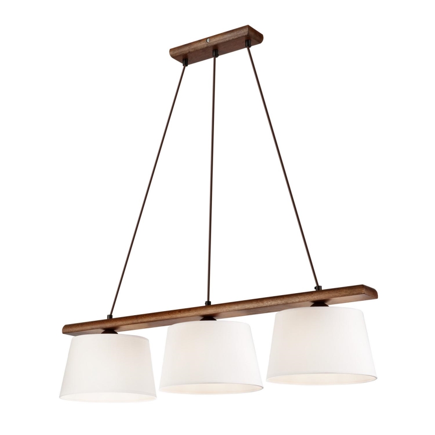 Luster na sajli AIDA 3xE27/60W/230V orah