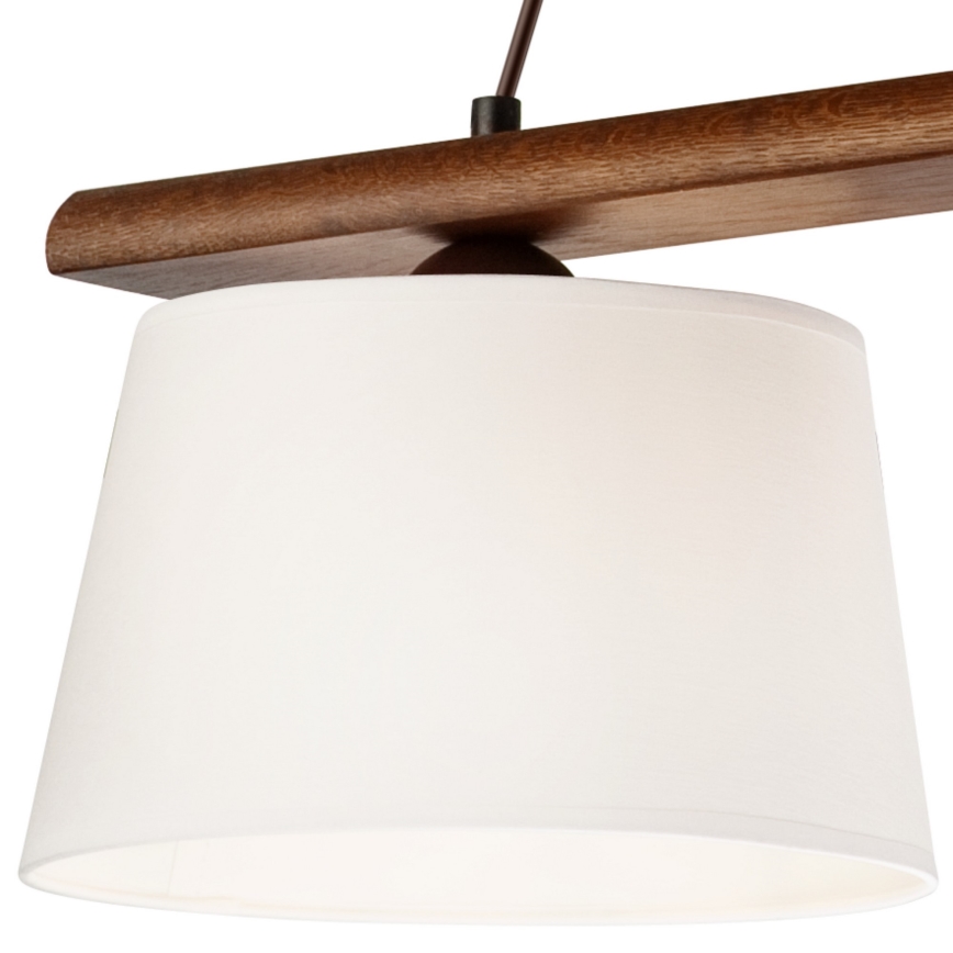 Luster na sajli AIDA 3xE27/60W/230V orah