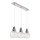 Luster na sajli AKSO 3xE14/40W/230V srebrna