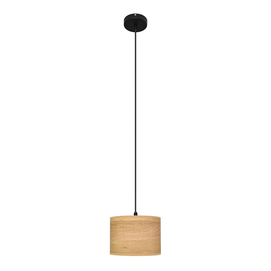 Luster na sajli ALBA 1xE27/15W/230V pr. 20 cm smeđa/crna