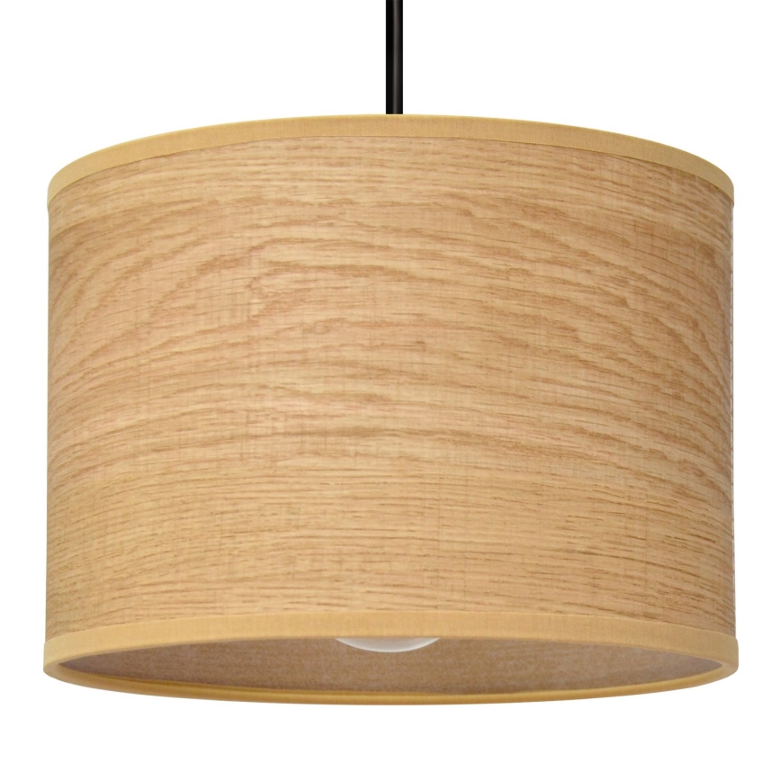 Luster na sajli ALBA 1xE27/15W/230V pr. 20 cm smeđa/crna