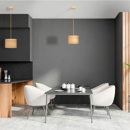 Luster na sajli ALBA 1xE27/15W/230V pr. 20 cm smeđa