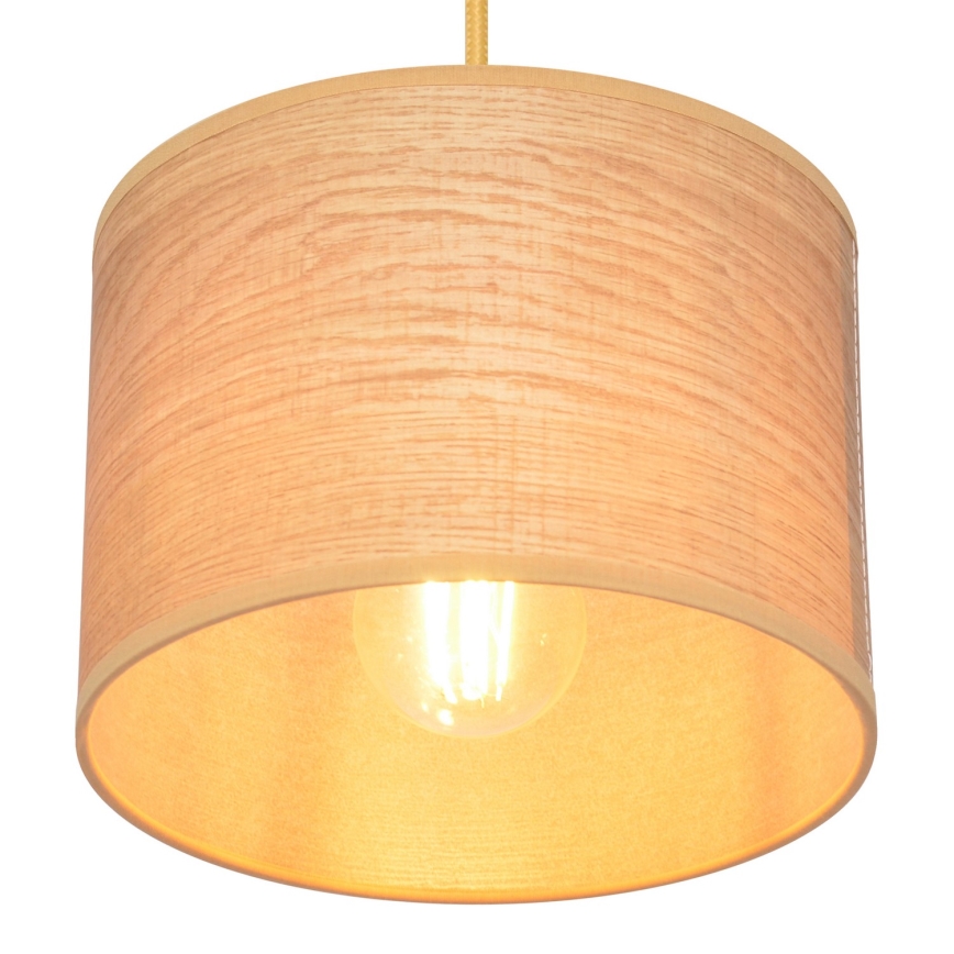Luster na sajli ALBA 1xE27/15W/230V pr. 20 cm smeđa