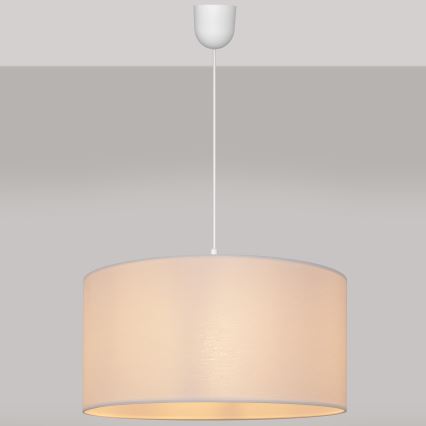 Luster na sajli ALBA 1xE27/15W/230V pr. 40 cm bijela