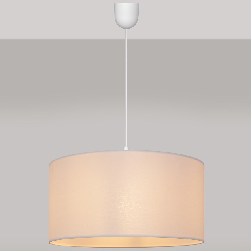 Luster na sajli ALBA 1xE27/15W/230V pr. 40 cm bijela