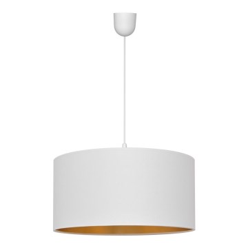Luster na sajli ALBA 1xE27/15W/230V pr. 40 cm bijela/zlatna