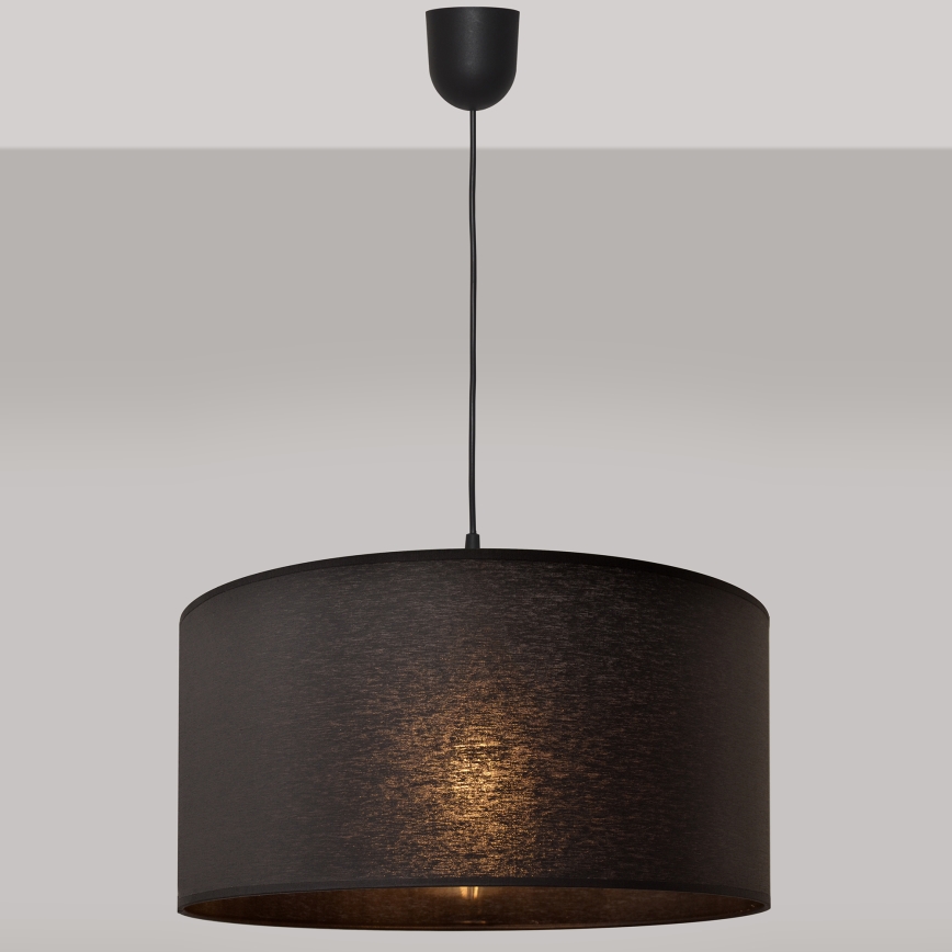 Luster na sajli ALBA 1xE27/15W/230V pr. 40 cm crna