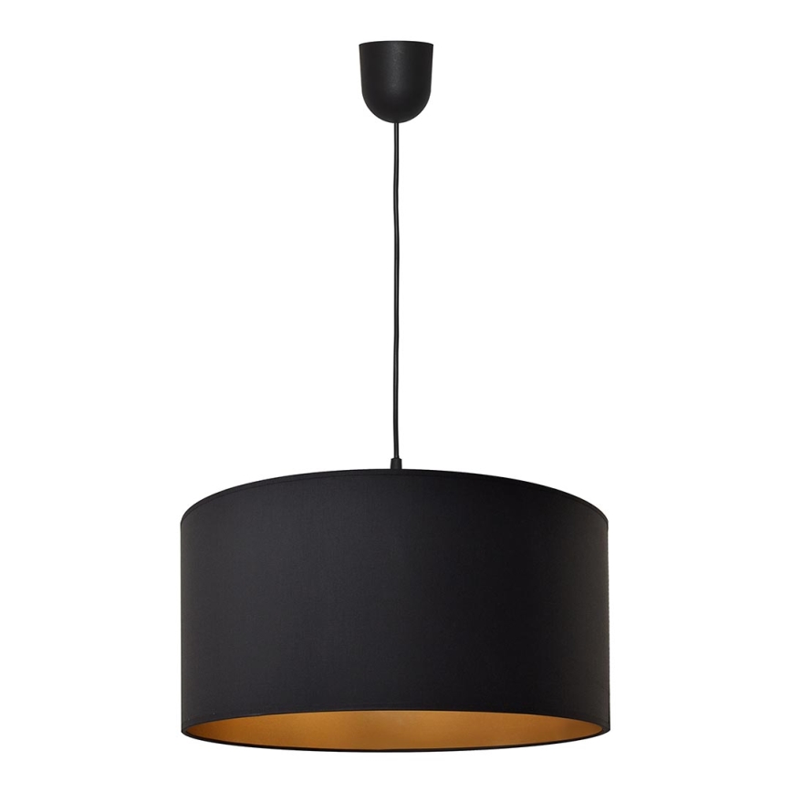 Luster na sajli ALBA 1xE27/15W/230V pr. 40 cm crna/zlatna