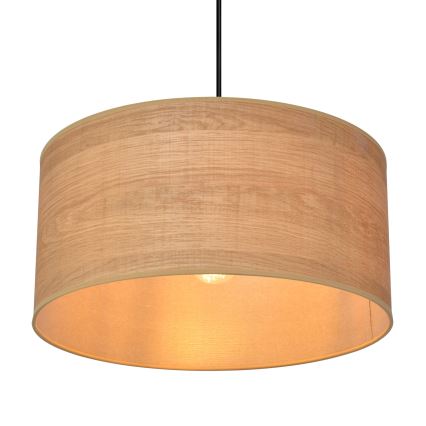 Luster na sajli ALBA 1xE27/15W/230V pr. 40 cm smeđa/crna